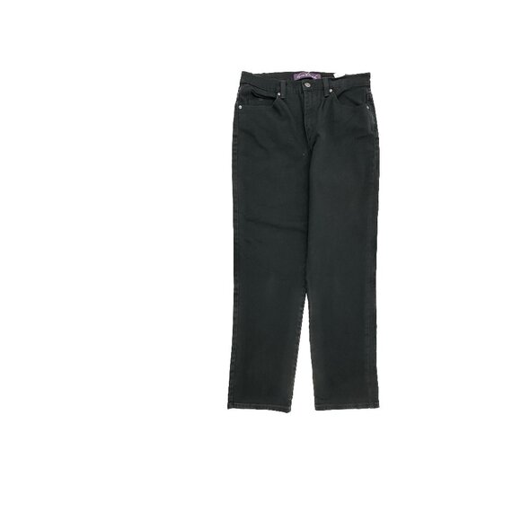 Gloria Vanderbilt Amanda Straight Leg Women's size 10P Black Denim Jeans - Picture 1 of 5